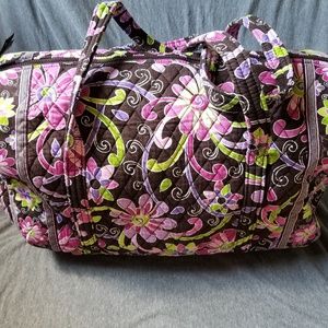 Vera Bradley Large Duffel bag Purple Punch Rare